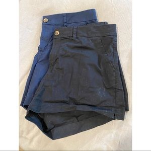 Old Navy shorts - set of 2 - black & blue